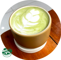 Hot Macha Latte